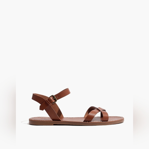 Madewell Shoes - Madewell Boardwalk Criss Cross Sandals Brown